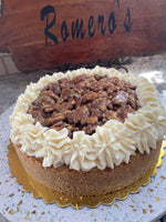 ROMERO'S CARAMEL PECAN PIE CHEESECAKE