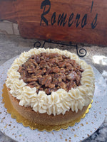ROMERO'S CARAMEL PECAN PIE CHEESECAKE