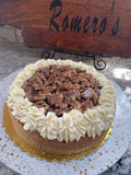 ROMERO'S CARAMEL PECAN PIE CHEESECAKE