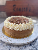 ROMERO'S CARAMEL PECAN PIE CHEESECAKE