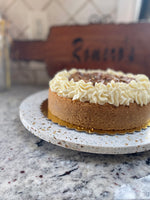 ROMERO'S CARAMEL PECAN PIE CHEESECAKE