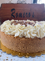 ROMERO'S CARAMEL PECAN PIE CHEESECAKE