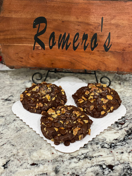 THE BIG DOUBLE CHOCOLATE DARK CHOCOLATE CHIP / SEA SALT COOKIE