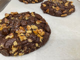 THE BIG DOUBLE CHOCOLATE DARK CHOCOLATE CHIP / SEA SALT COOKIE