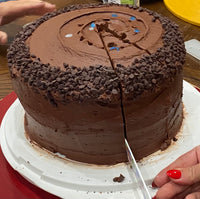 CHOCOLATE DEATH CAKE (Triple chocolate layer cake)