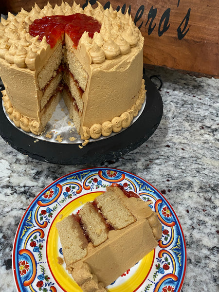 Peanut Butter and Jelly cake