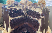 HEAVEN SENT CHOCOLATE PEANUT BUTTER TRIPLE LAYER CAKE